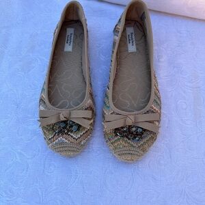 Simply Vera Vera Wang espadrille ballet flats 7.5Ma multicolor, multi color